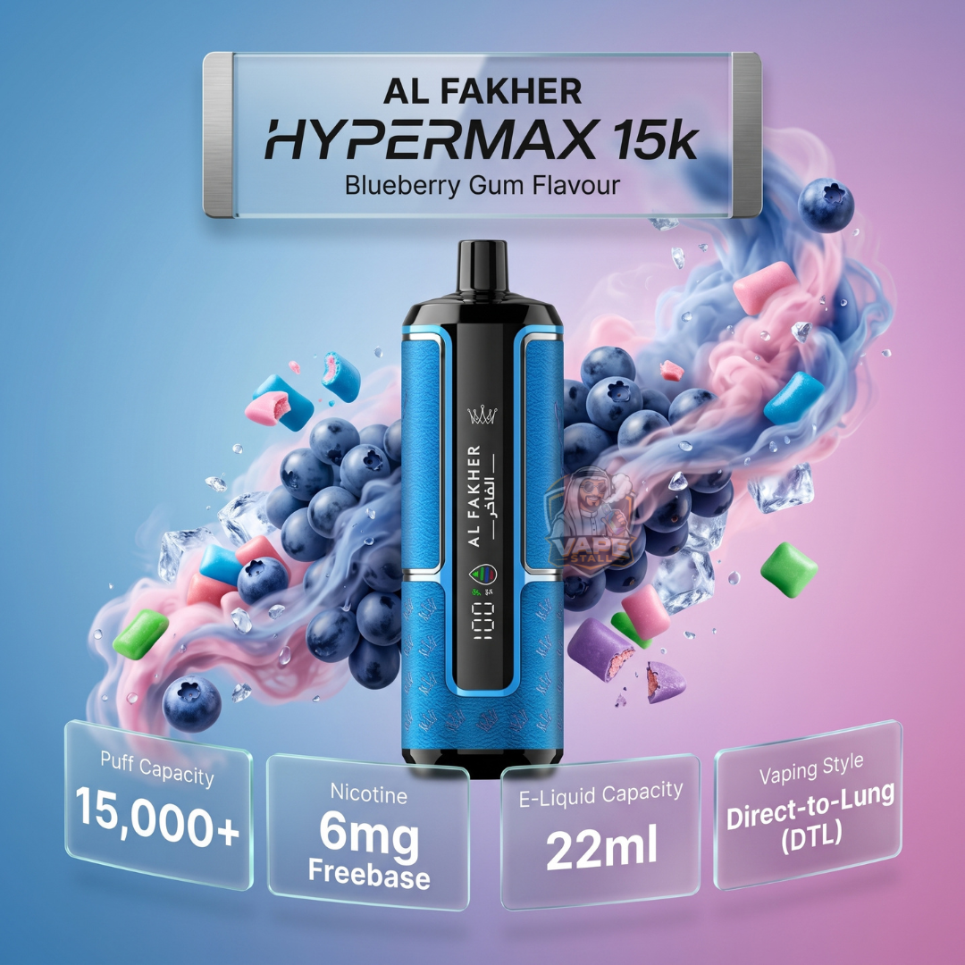 Al Fakher Crown Bar Hypermax 15000 puff 6mg Vape UAE