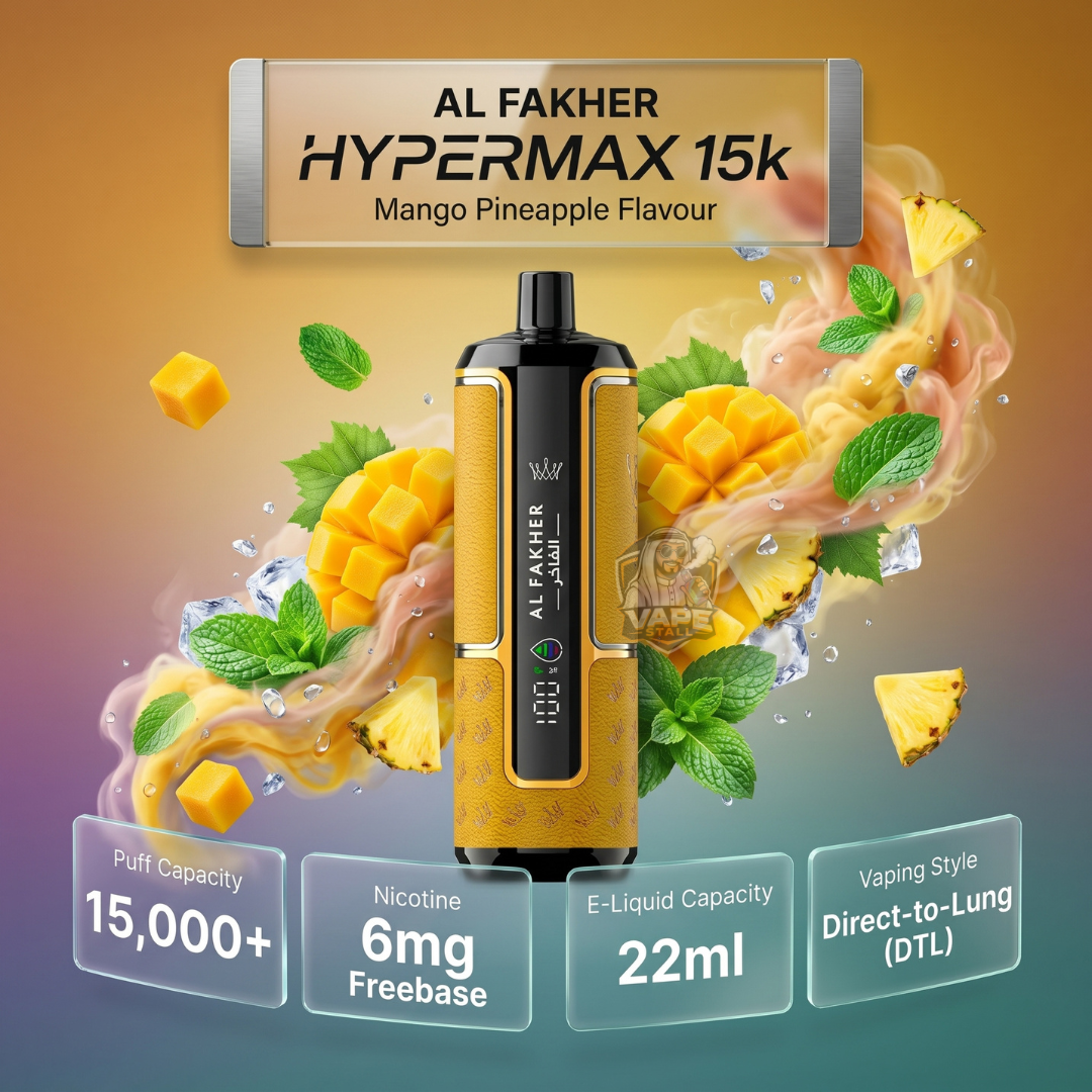 Al Fakher Crown Bar Hypermax 15000 puff 6mg Vape UAE