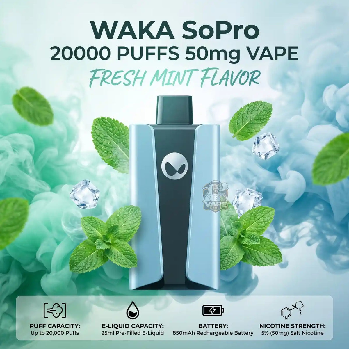 WakaSoPro20000Puffs50mginDubaiFreshMint