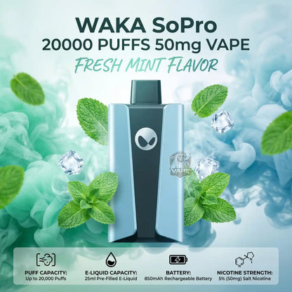WakaSoPro20000Puffs50mginDubaiFreshMint