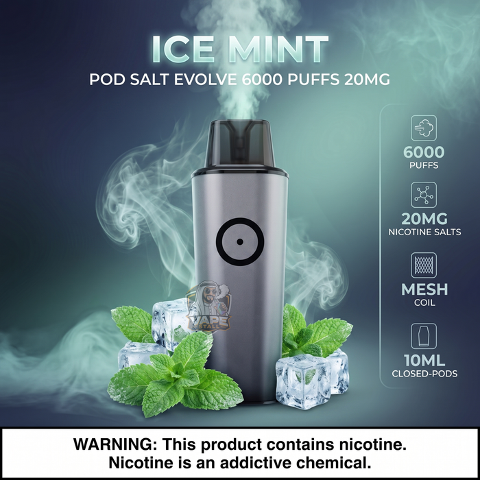 Pod Salt Evolve 6000 puffs 20mg in UAE - Order Online