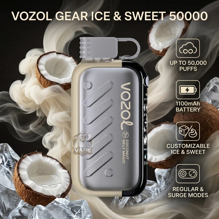 VOZOL GEAR ICE & SWEET 50000 PUFFS 50mg in UAE